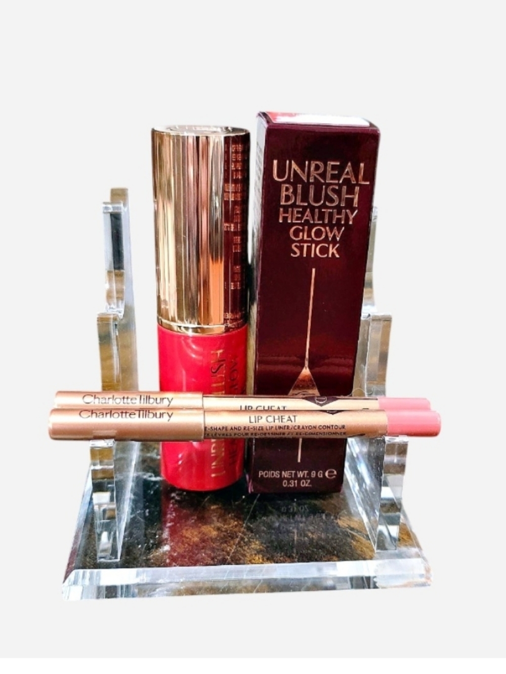 💥SALE💥Charlotte Tilbury Lip Cheat Lip Liners & Unreal Blush Healthy Glow Stick
